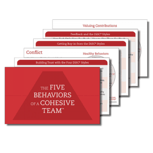 Five Behaviors Take Away Cards